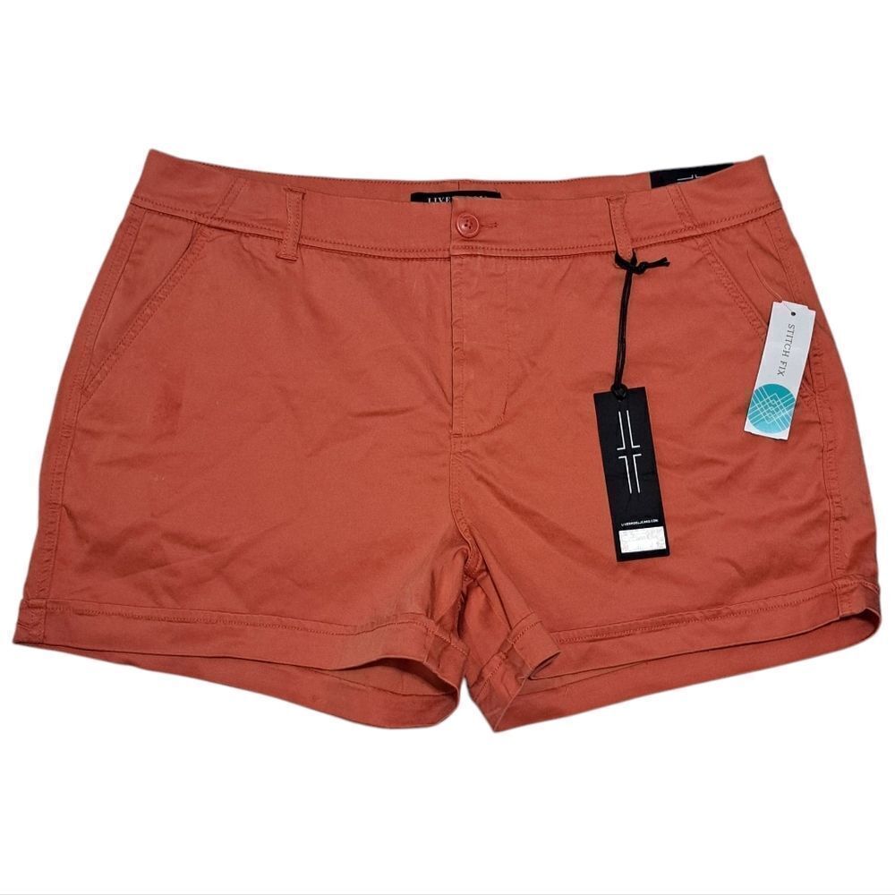 Liverpool Johnny Summer Short Solid Orange Size 33/16 NWT